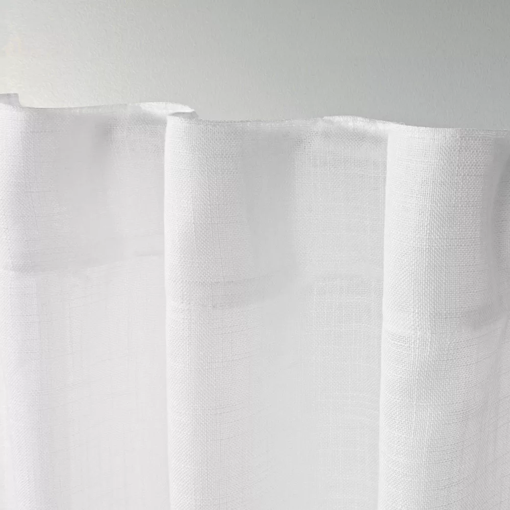 Set of 2 Bella Curtain Panels White - Image 3