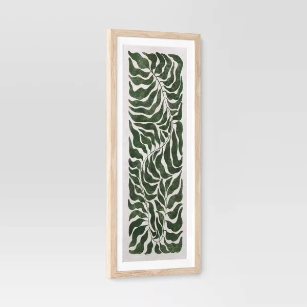 (Set of 3) Modern Seaweed Framed Arts Naturals - Image 2