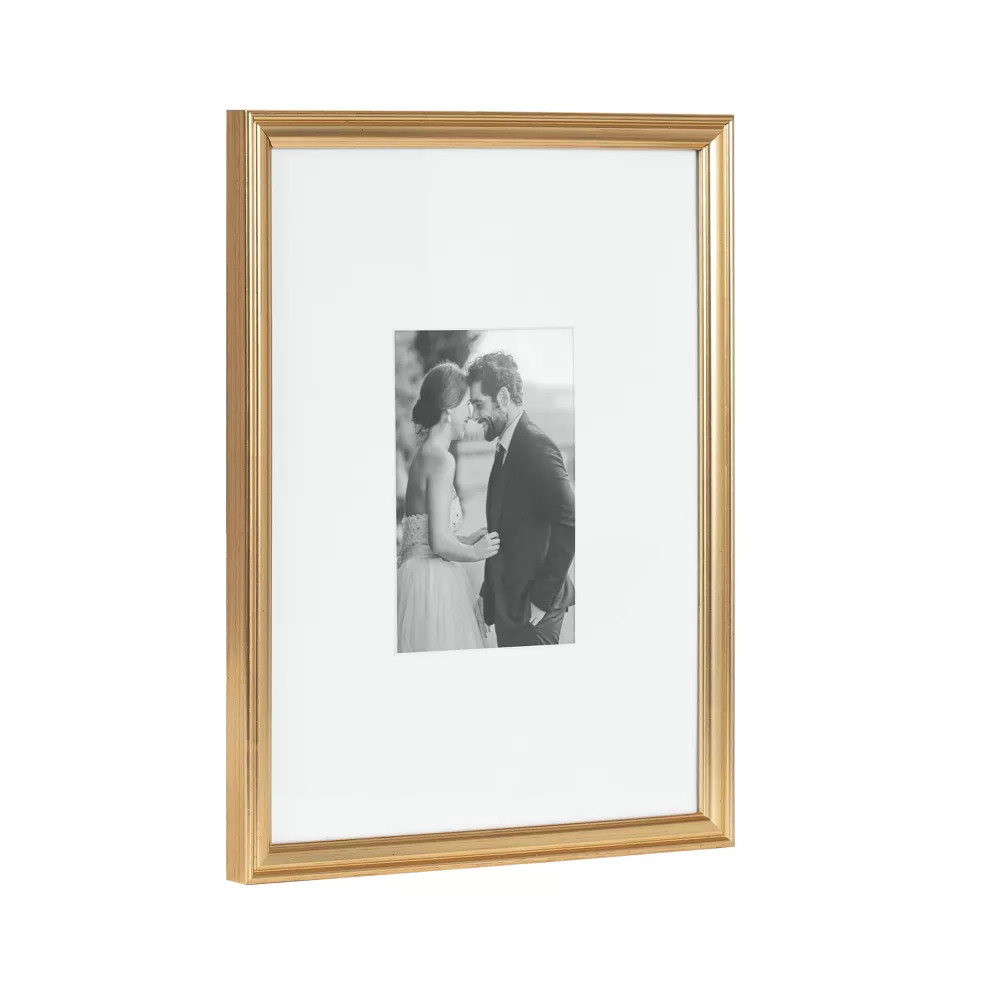 (Set of 3) Adlynn Rectangle Picture Frames Gold: Elegant Wall Decor - Image 3