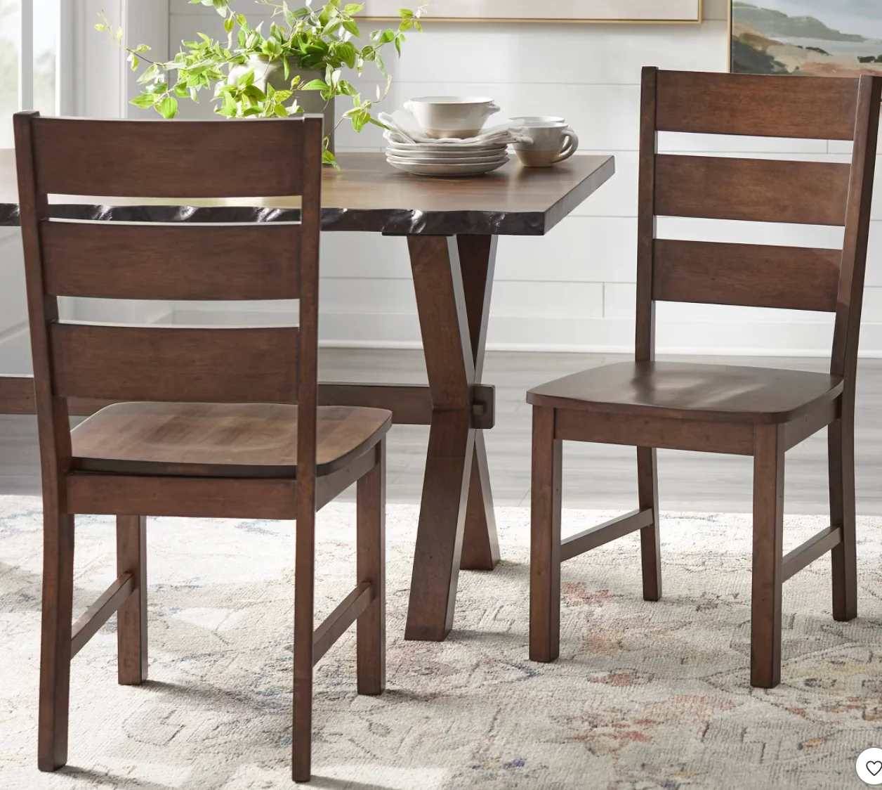 Set of 4 Mandeville Solid Wood Dining Chairs SHOWROOM ITEM