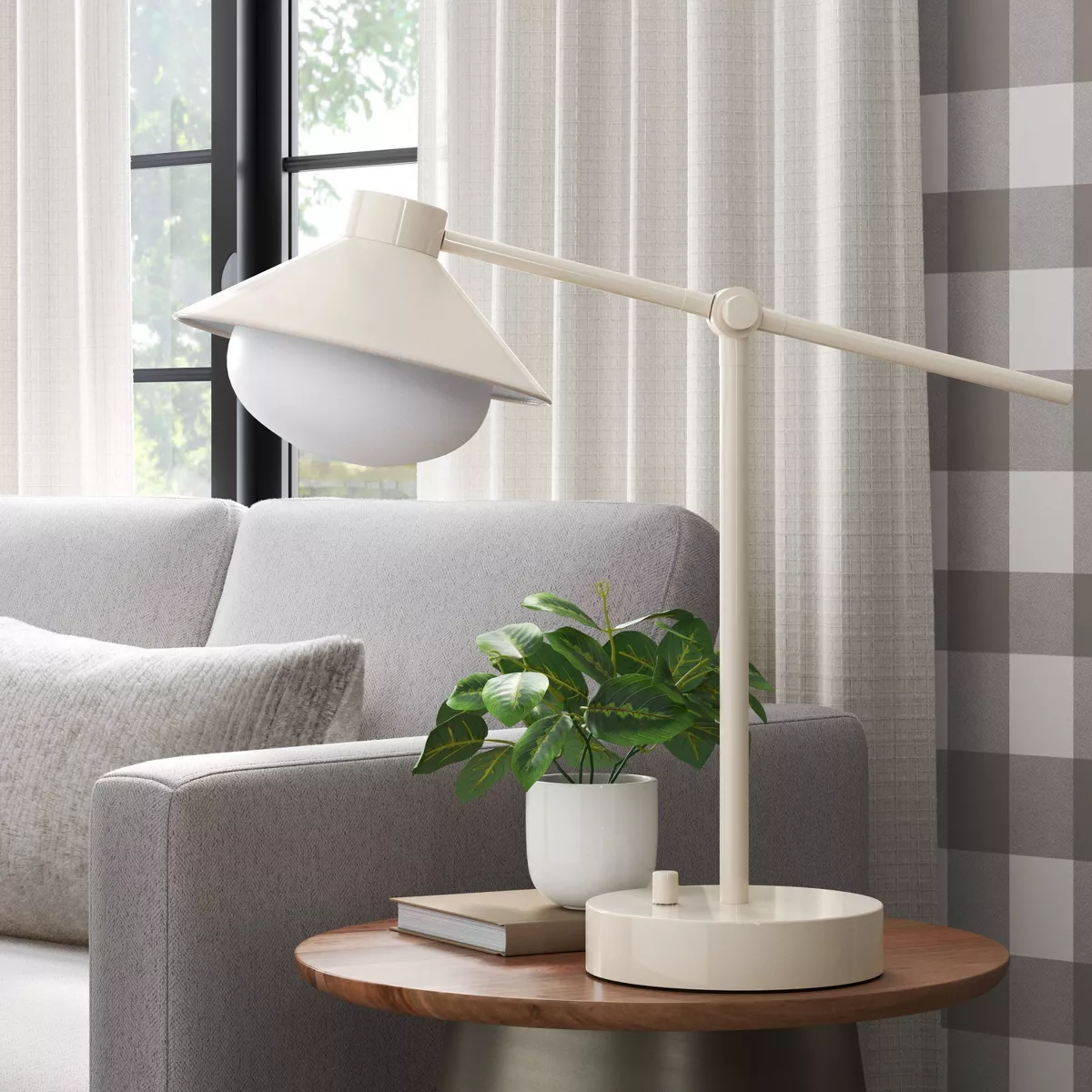 Shaded Orb Task Lamp Cream - Threshold™ - SHOWROOM ITEM