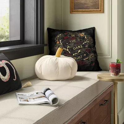 Shaped Velvet Pumpkin Throw Pillow, final cut - Image 2