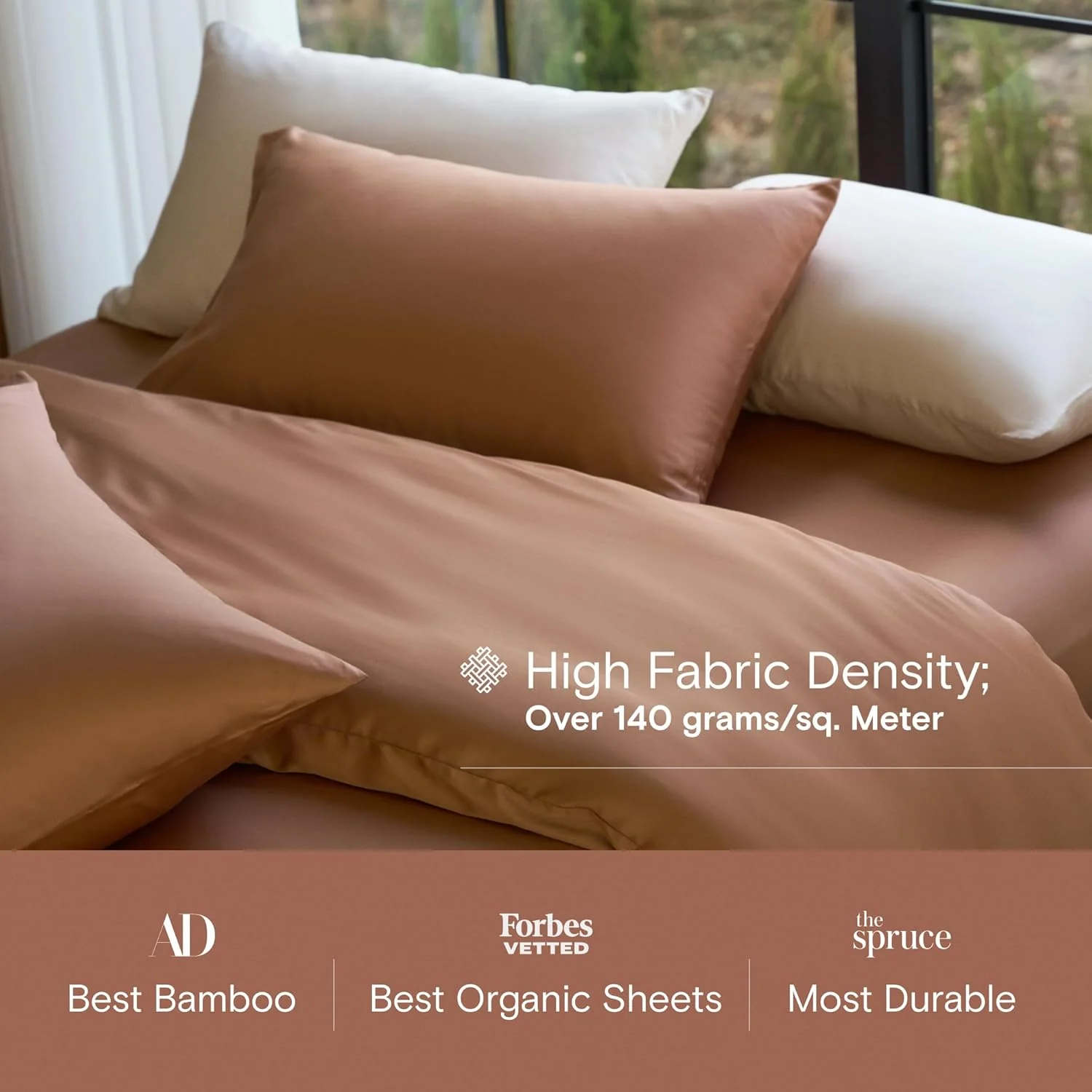 Buttery Soft, Cooling Sheets Clay, Full - Image 3