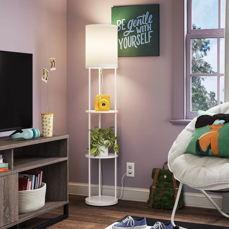 Shelf Floor Lamp White - Image 3