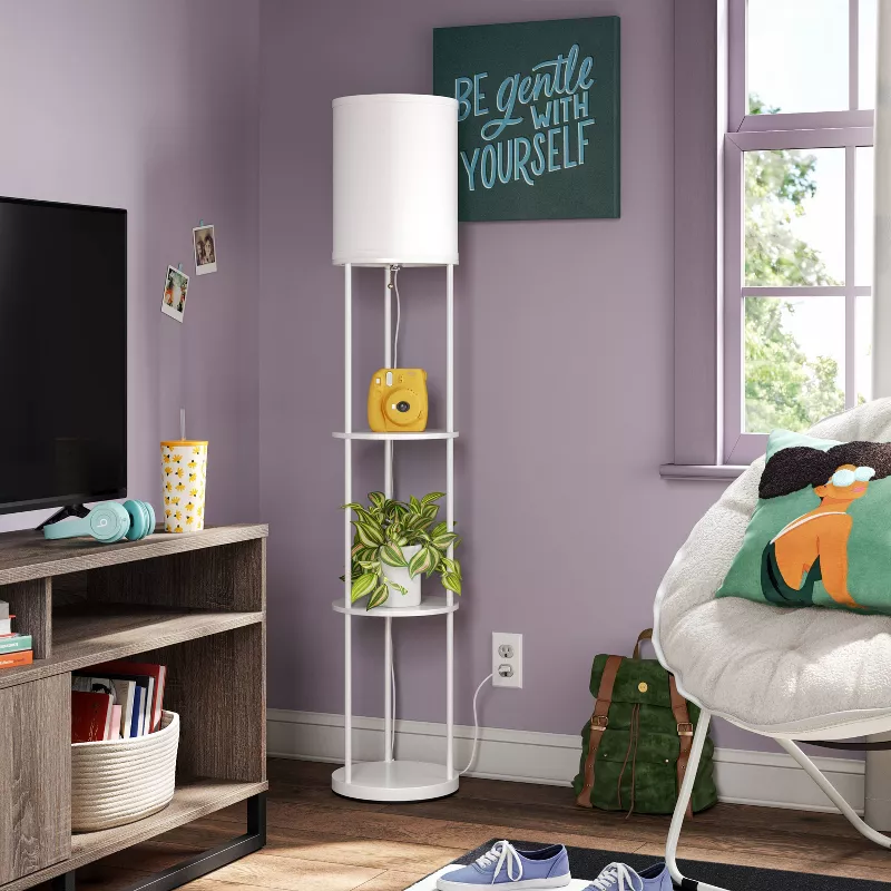 Shelf Floor Lamp White - Image 4