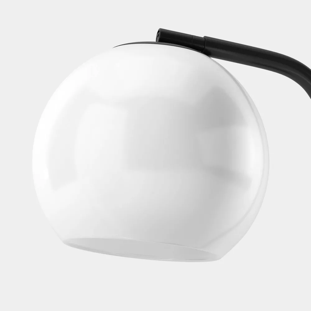 Shelf Floor Lamp with USB Black - Image 2