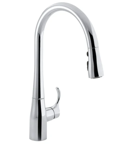 Simplice Single Hole Pull Down Kitchen Faucet