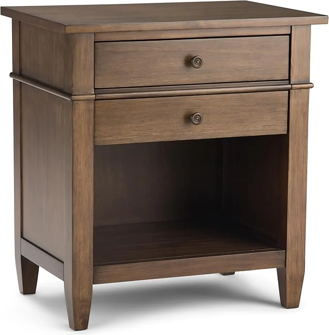 SIMPLIHOME Carlton Bedside Table SHOWROOM ITEM