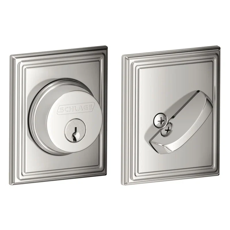 Single Cylinder Deadbolt with Addison Trim