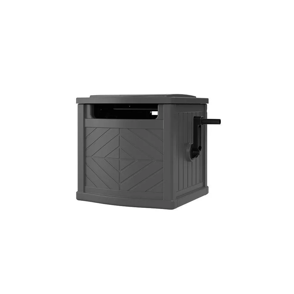 Slide Trak Hideaway Hose Holder Dark Gray