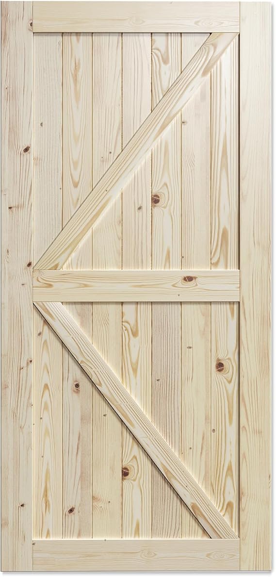 Sliding Barn Wood Door Pre-Drilled