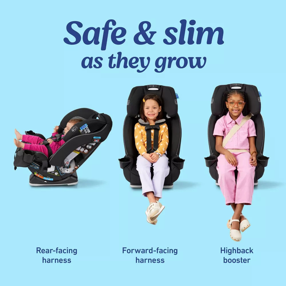 Slim Fit 3-in-1 Convertible Car Seat - Jarret - Image 2