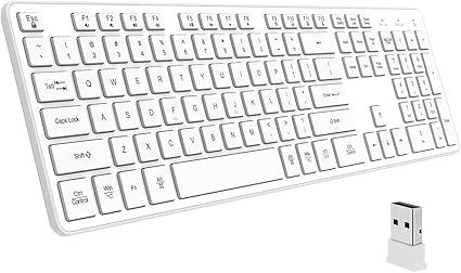Slim Wireless Keyboard for Mac and Windows