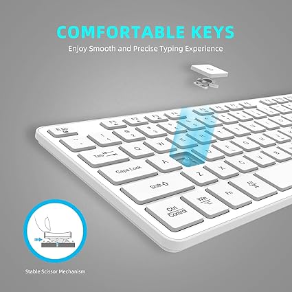 Slim Wireless Keyboard for Mac and Windows - Image 4