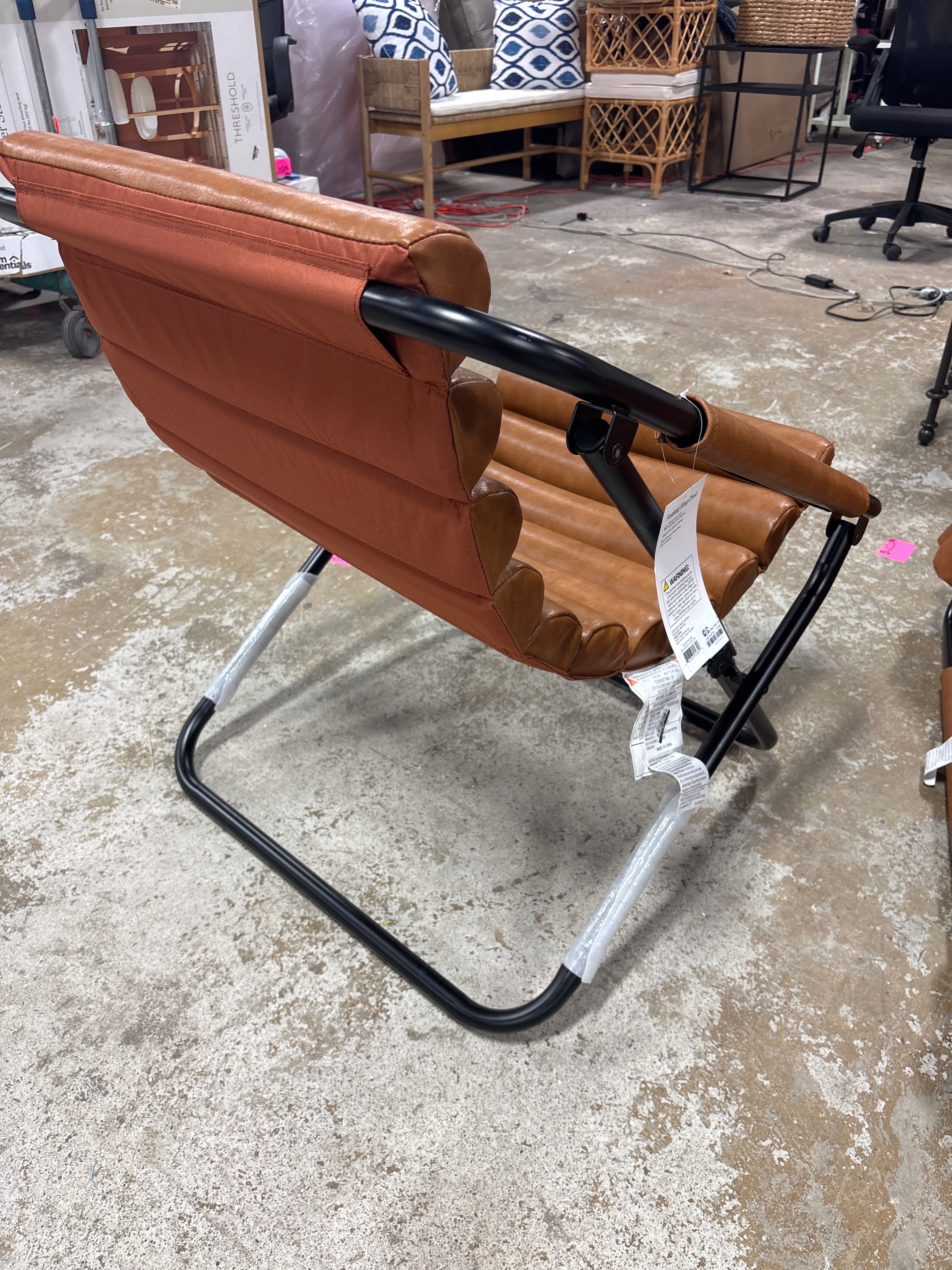 Sling Chair Caramel SHOWROOM ITEM - Image 4