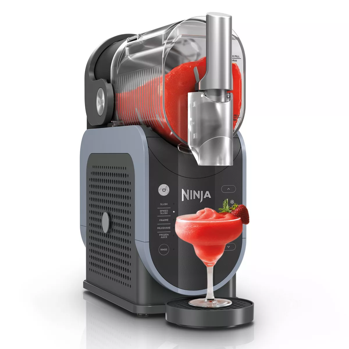 Slushi 5-in-1 Professional Frozen Drink Maker, Metal & Plastic, Gray