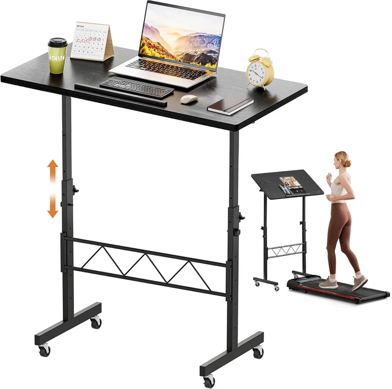 Small Adjustable Standing Desk & Tiltable Tabletop