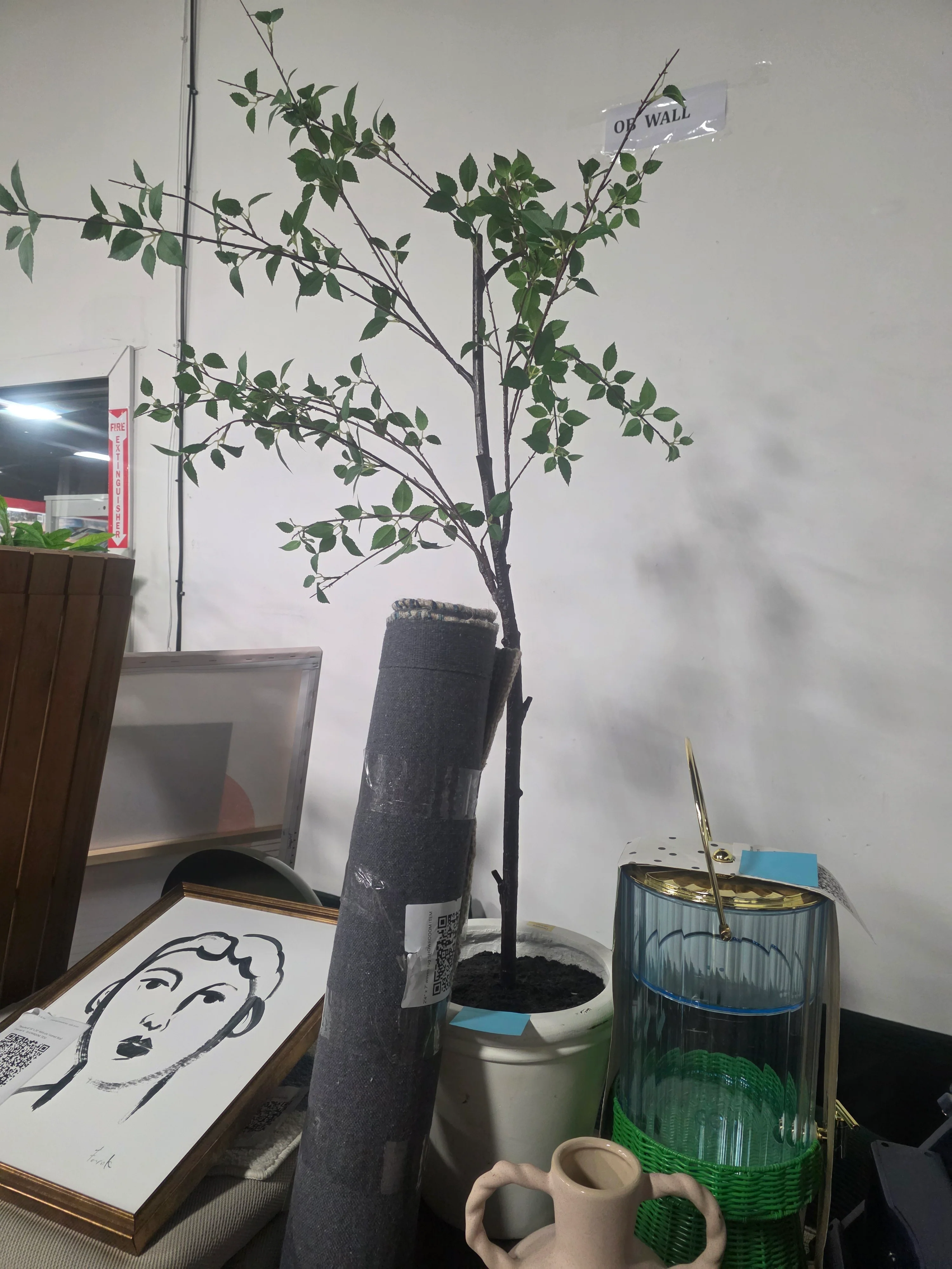 Small Faux Potted Plant - SHOWROOM ITEM 
