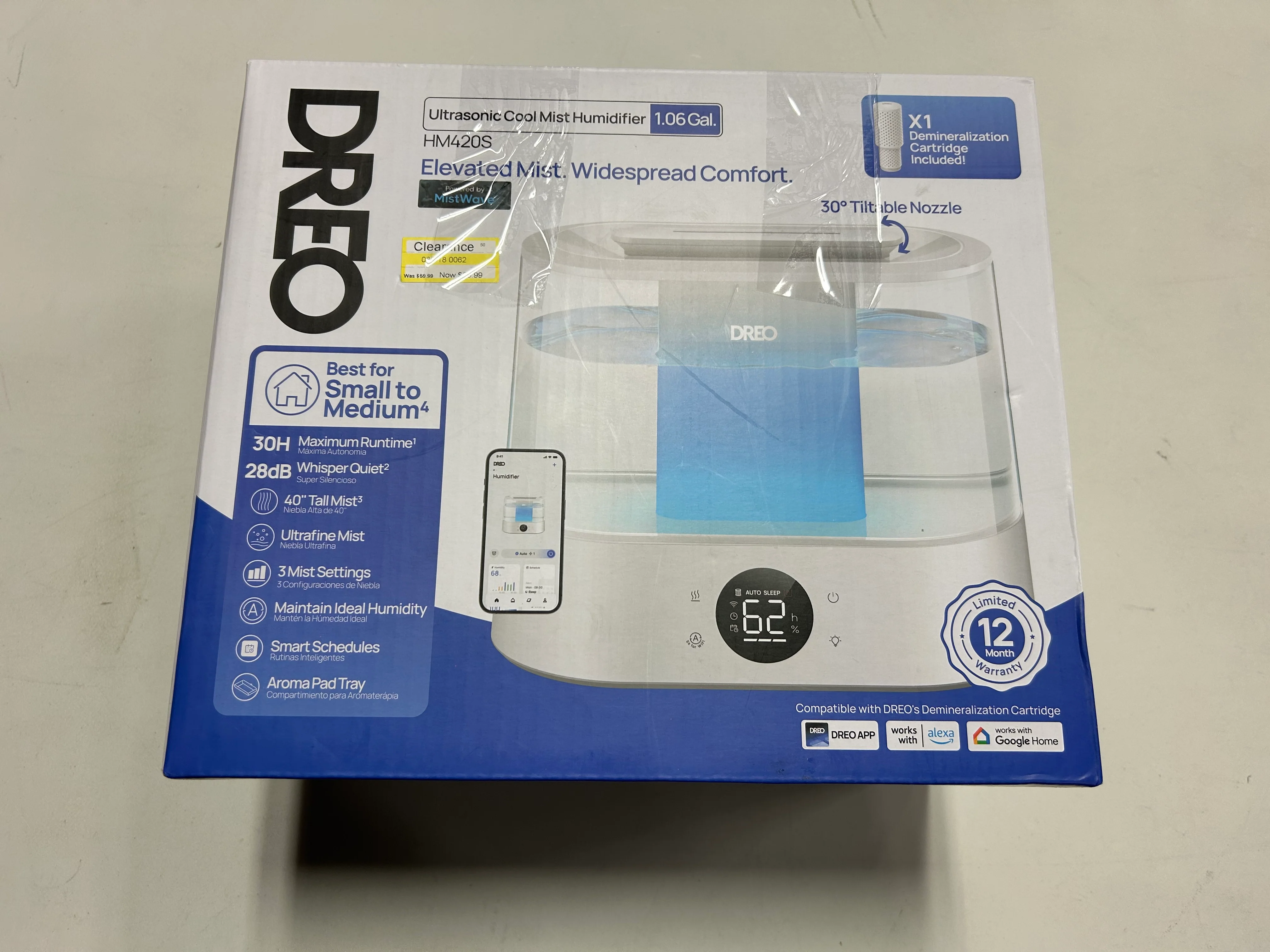 Smart Cool Mist Humidifier with Diffuser and Nightlight, Top Fill - Image 8