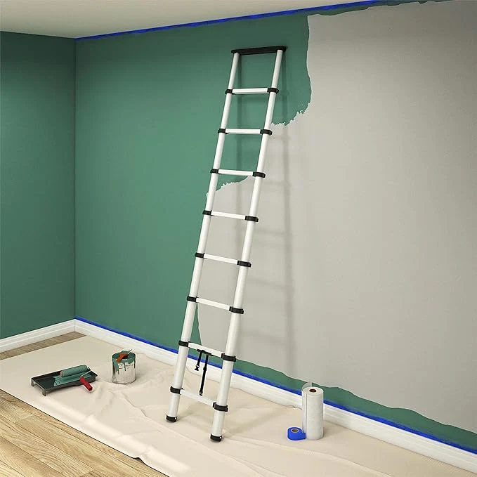 SmartClose Telescoping Aluminum Ladder with top Cap - Image 5