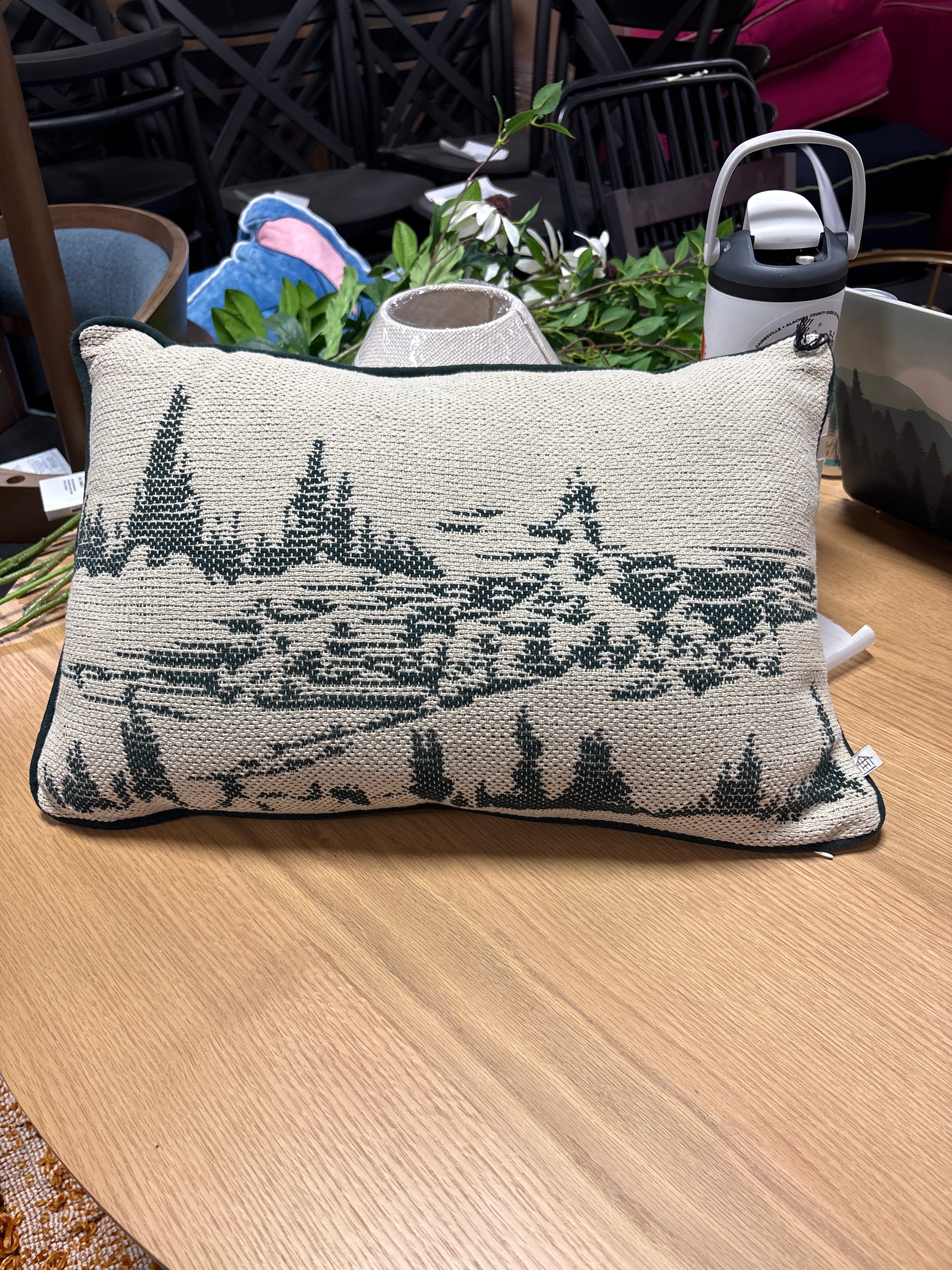 Snowy Icon Lumbar Pillow from Hearth & Hand™ with Magnolia SHOWROOM ITEM - Image 2