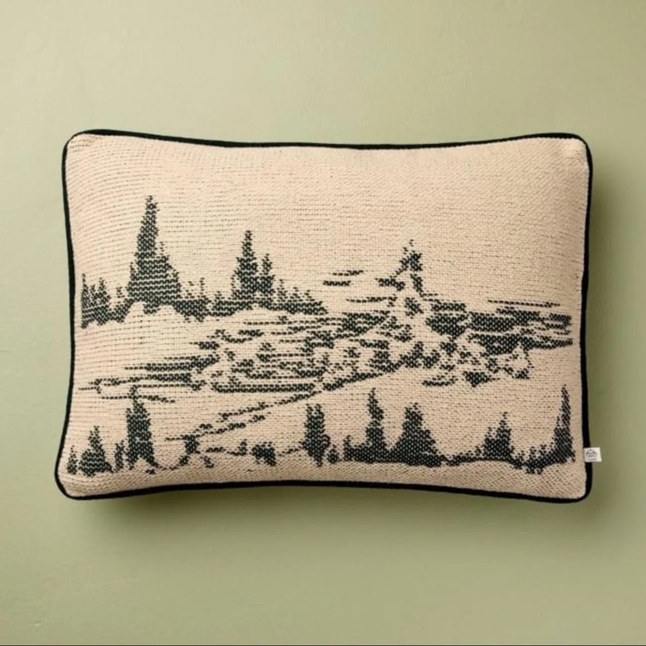 Snowy Icon Lumbar Pillow SHOWROOM ITEM