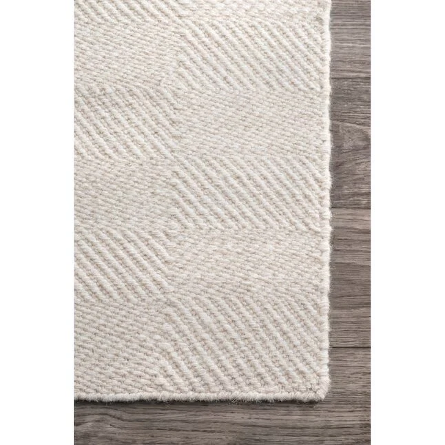 Sofia Flatweave Wool Cream Rectangular Indoor 8 x 10 - Image 5