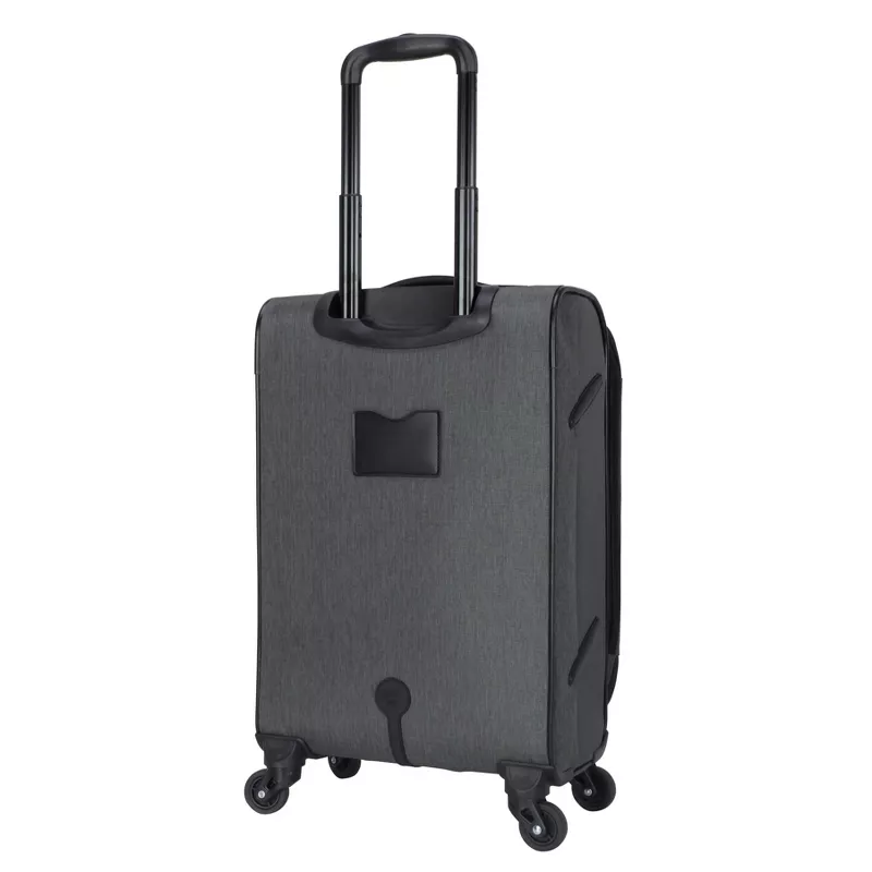 Softside Carry On Spinner Suitcase - Gray Heather - Image 3