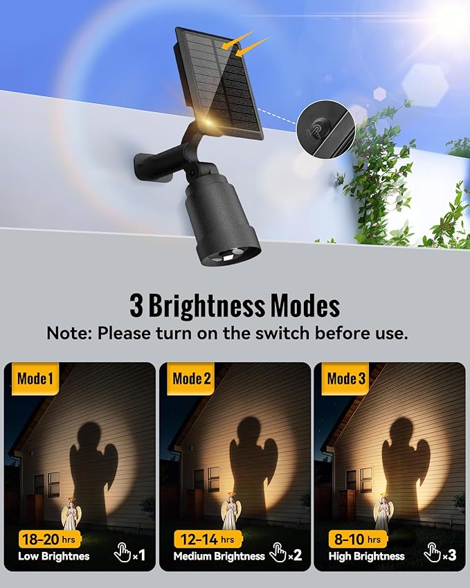 Solar SpotLights Outdoor 6 Pack, final cut - Image 2