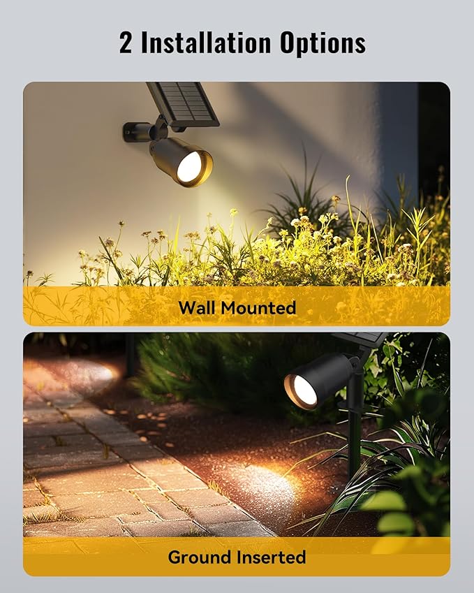 Solar SpotLights Outdoor 6 Pack, final cut - Image 5