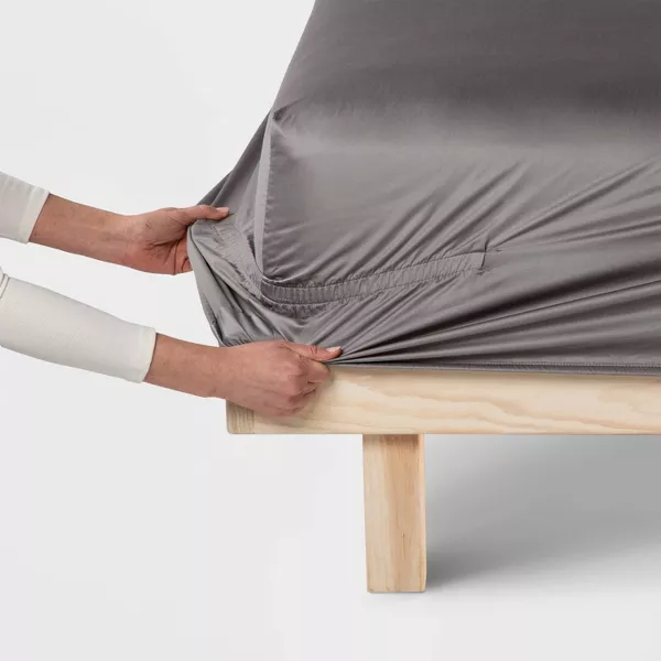 Solid Performance 400 Thread Count Sheet Set King - Image 3