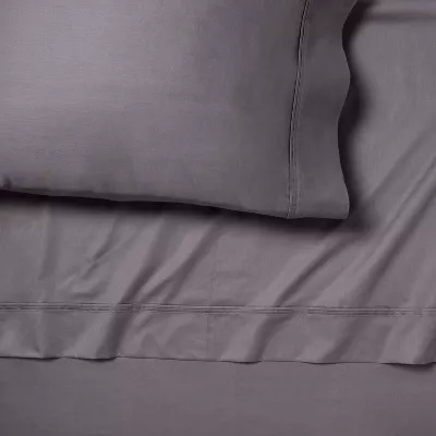 Solid Performance 400 Thread Count Sheet Set - King - Image 2