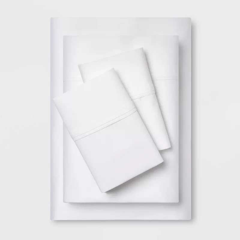 Solid Performance 400 Thread Count Sheet Set - King