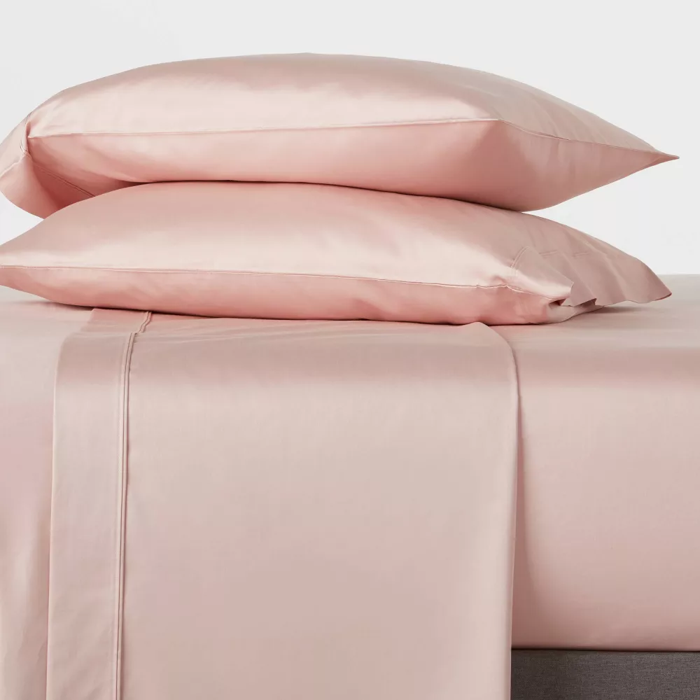 Solid Performance 400 Thread Count Sheet Set - King - Image 2