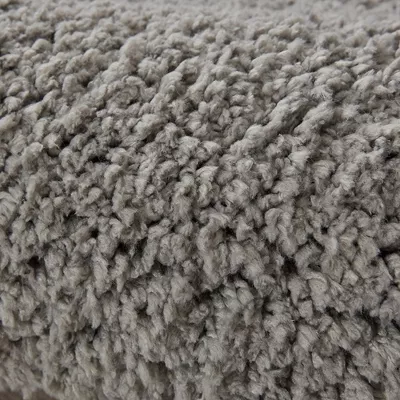 Solid Tufted Micropoly Shag Area Rug - 6'6"x10' - Image 3