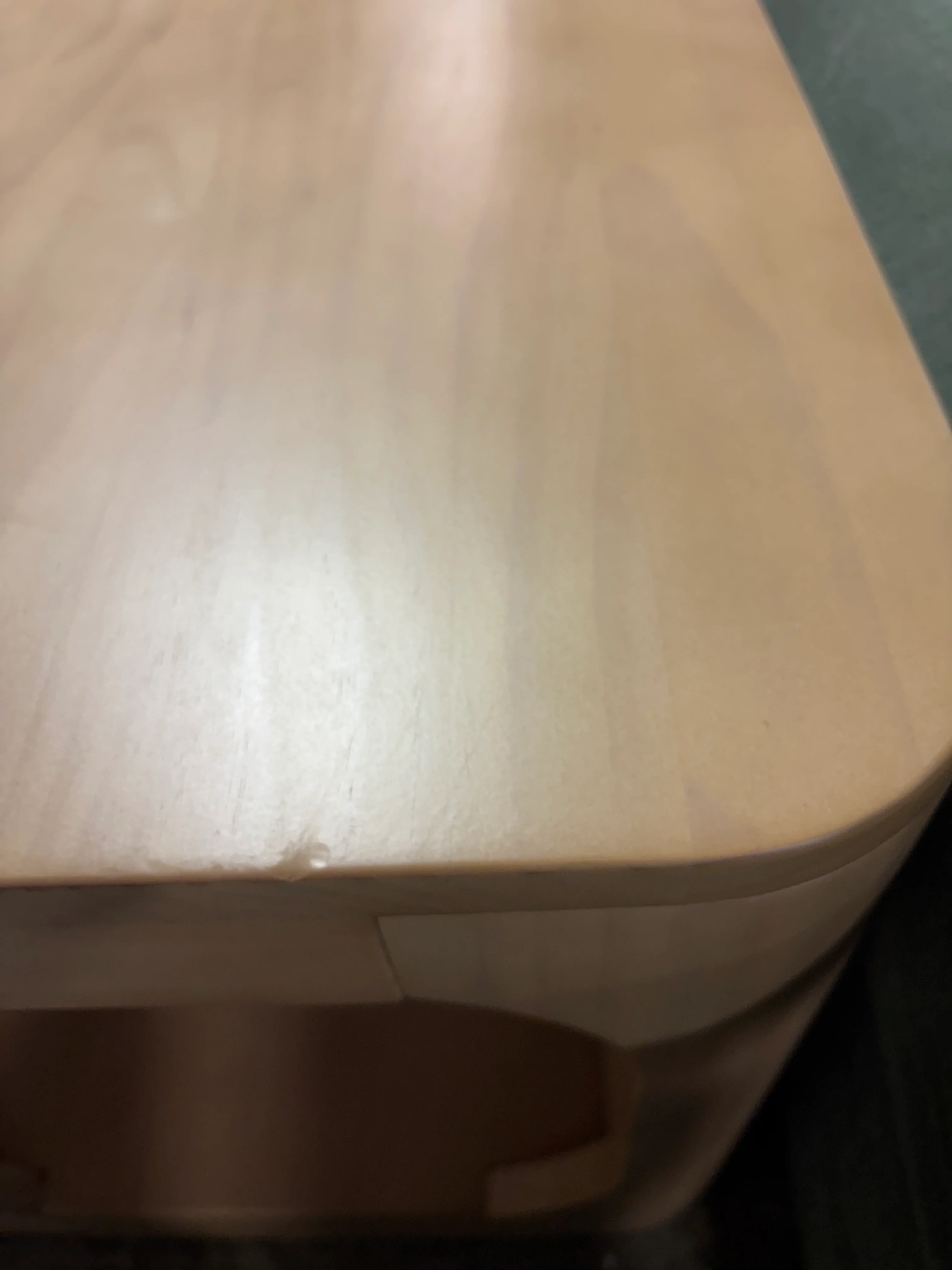 Solid Wood 40" Modern Rectangular Coffee Table - Pecan SHOWROOM ITEM - Image 6