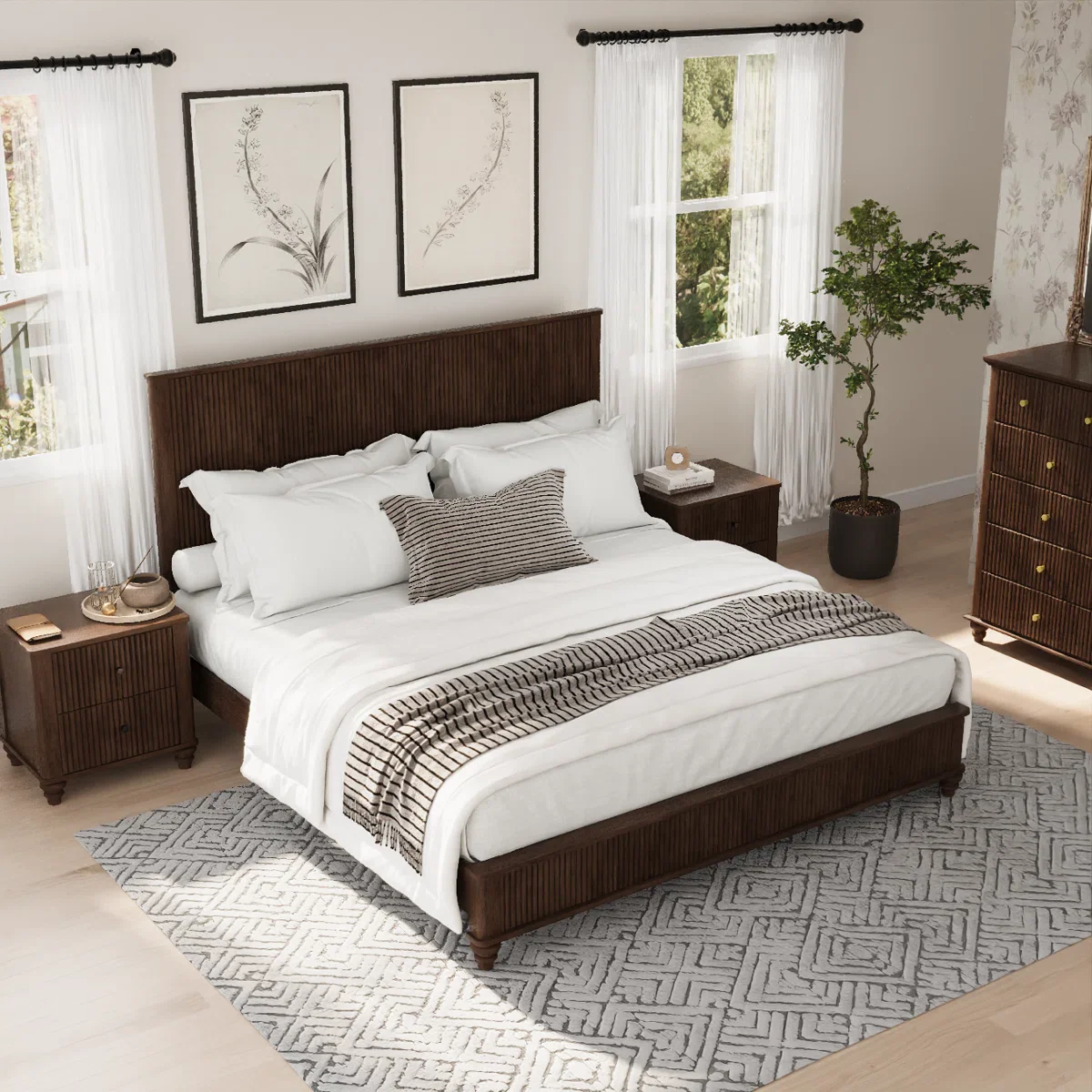 Solid Wood Bed Frame 2-BOXES - Image 6