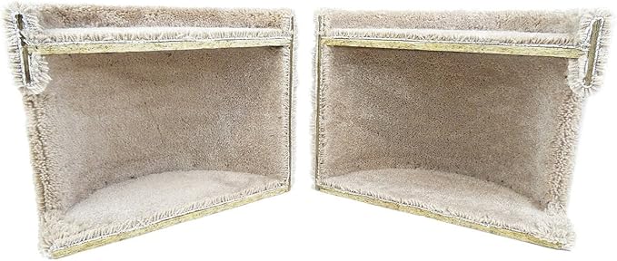 Solid Wood Cat Climbing Tower Cat Tree, Beige - Image 4