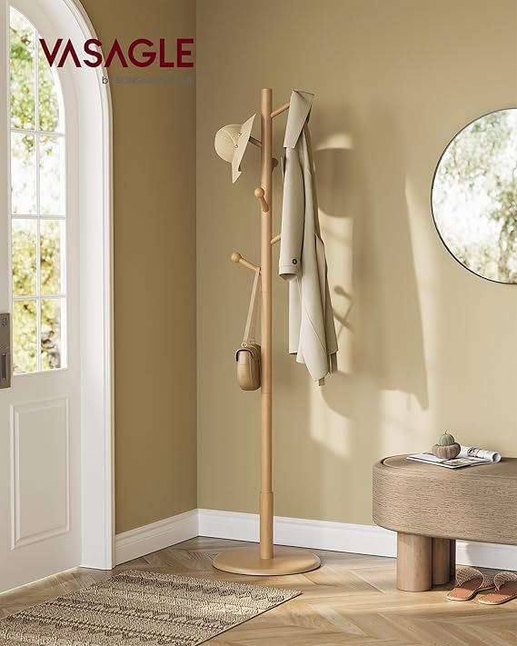 Solid Wood Coat Rack - Image 5