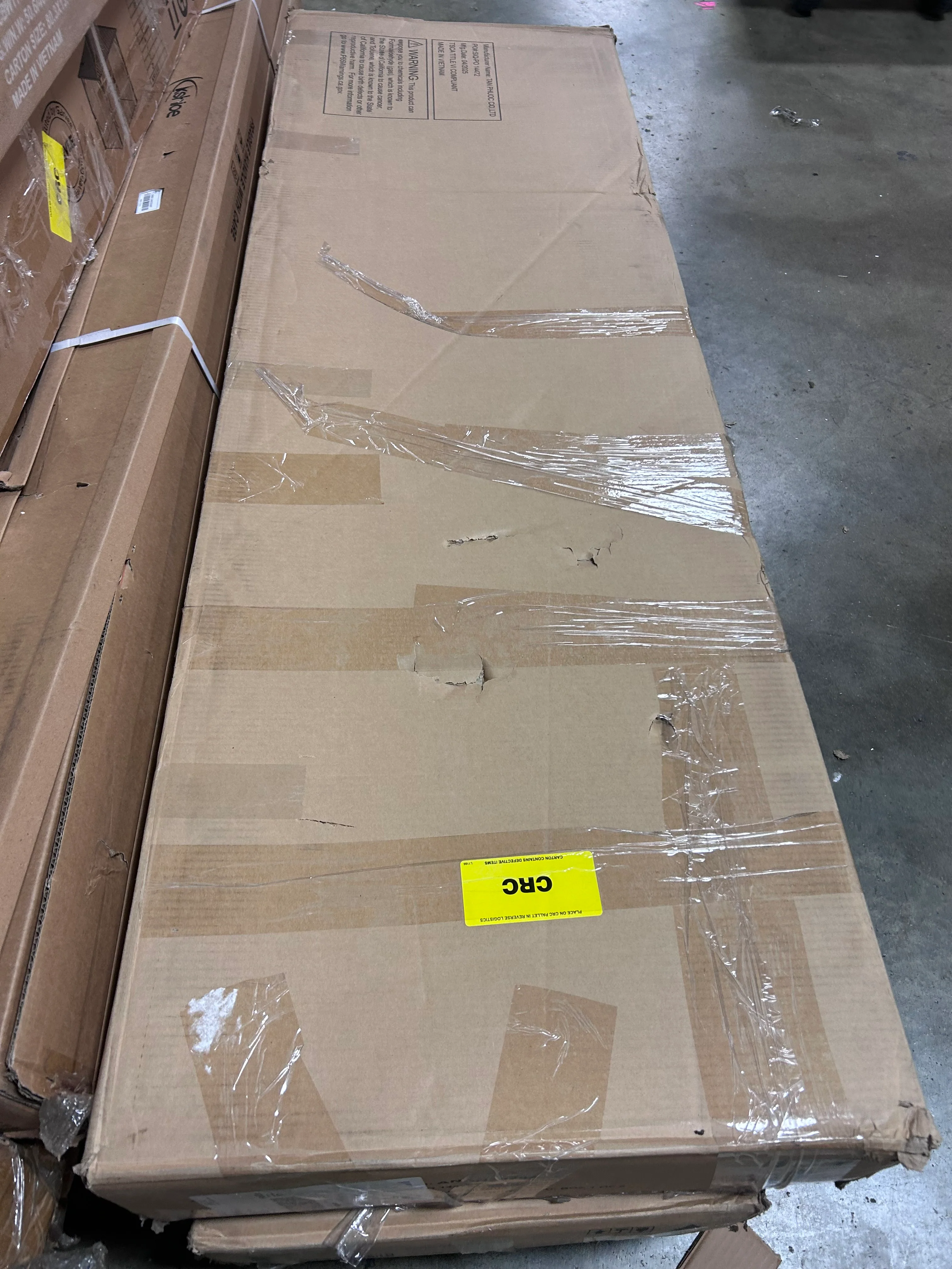 Solid Wood Panel Bed - Queen, Light Driftwood 2-BOXES - Image 12