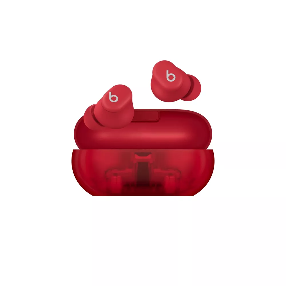 Solo Buds True Wireless Bluetooth Earbuds - Transparent Red