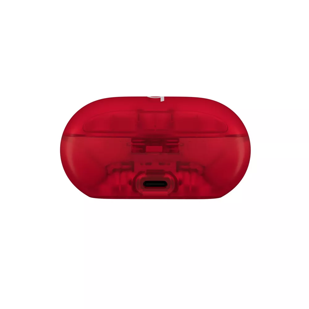 Solo Buds True Wireless Bluetooth Earbuds - Transparent Red - Image 3