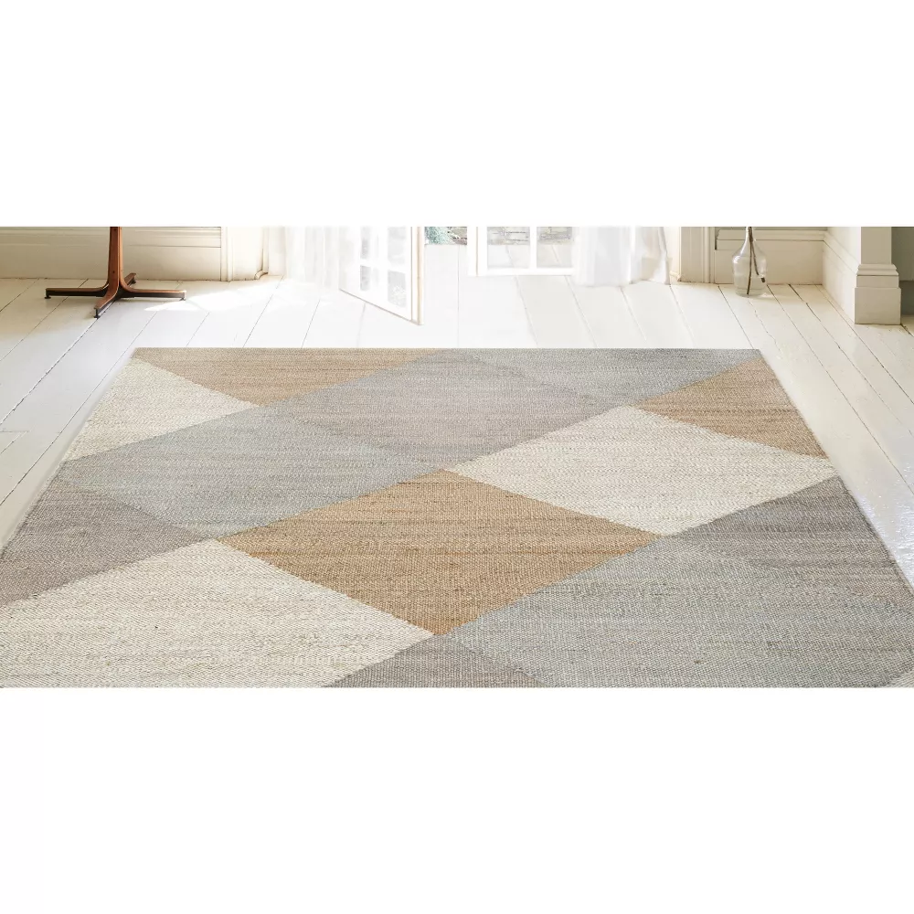 Sona Mabel Flatweave Traditional Indoor Area Rug - 5'x8' Brown - Image 8