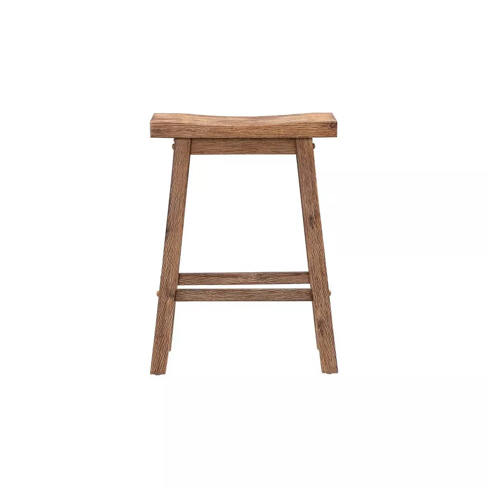 Sonoma Saddle Counter Height Barstool Barnwood - Image 2
