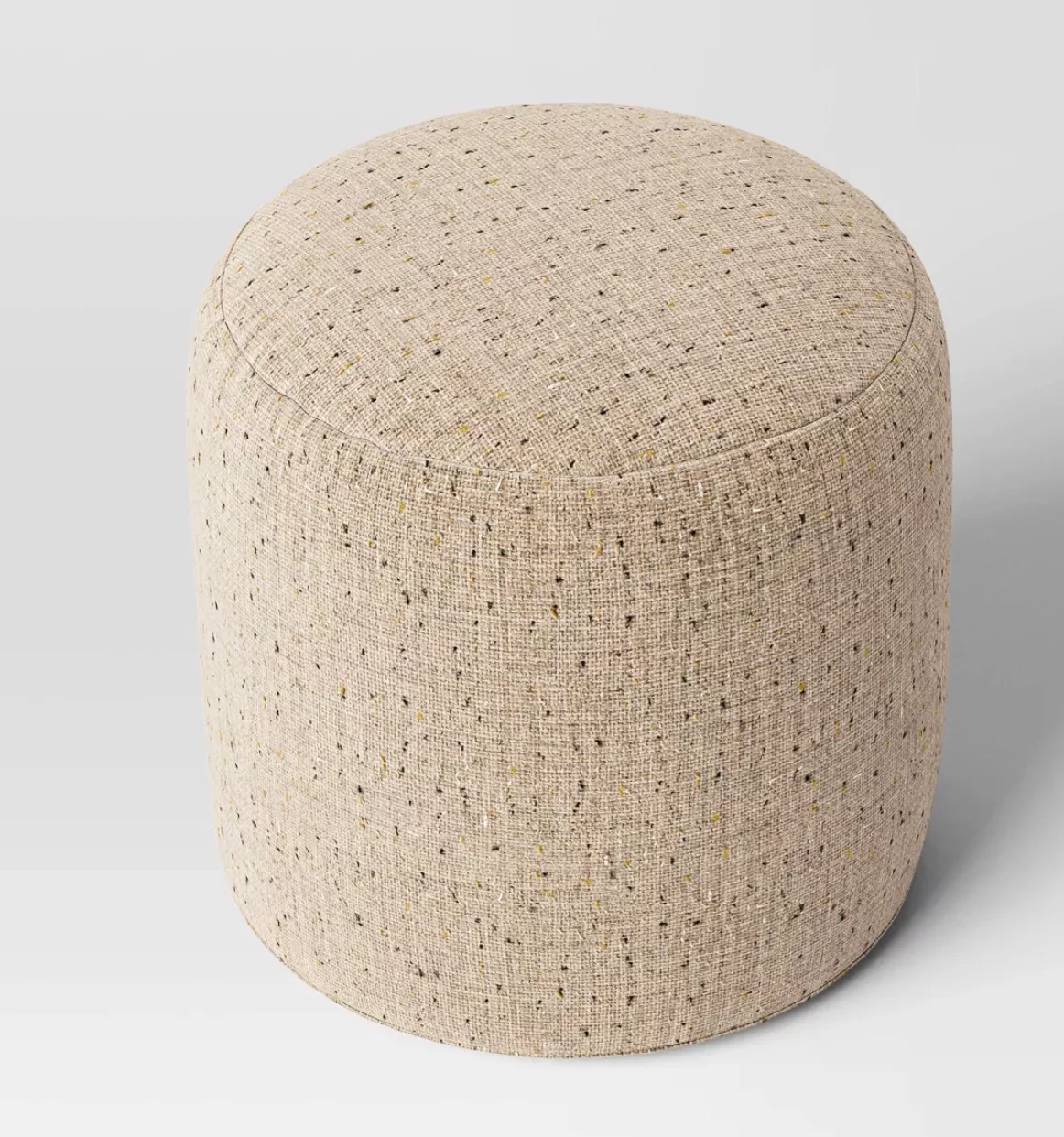 Speckled Pouf Ottoman Speckled Beige- Room Essentials™ SHOWROOM ITEM