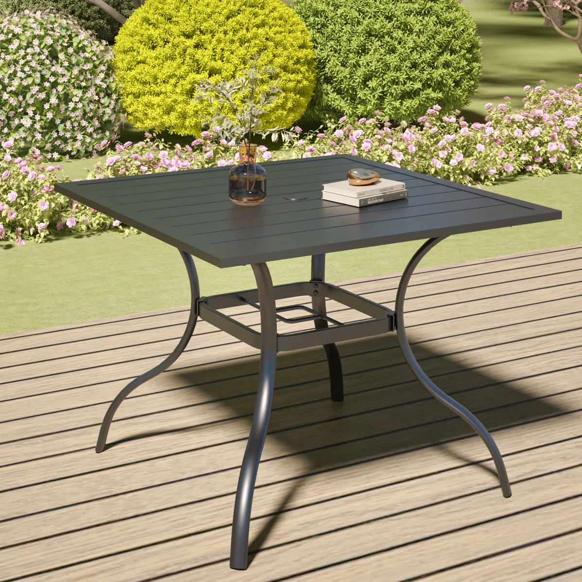 Square Outdoor Dining Table - Image 3