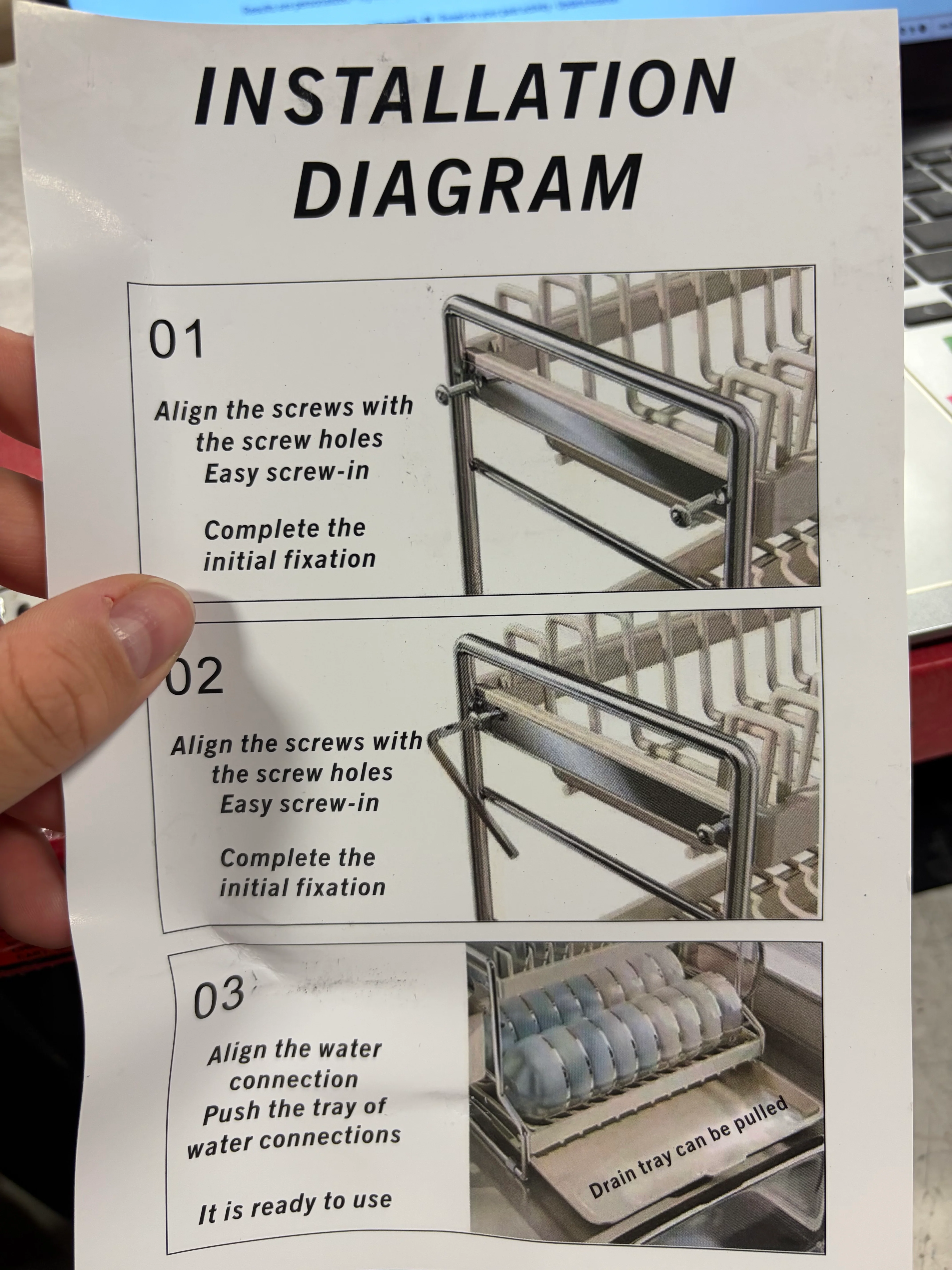 Stainless Steel 2-Tier Dish Drying Rack - Image 3