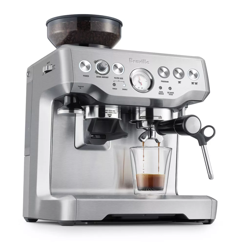 Stainless Steel Barista Express Espresso Machine Light Silver - Image 5