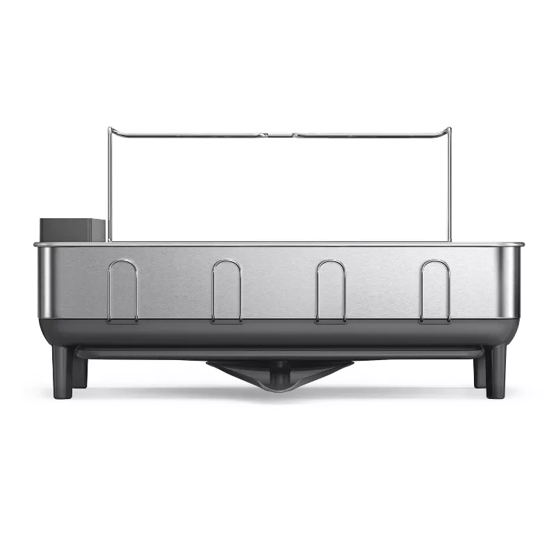 Stainless Steel Frame Dish Rack Large Gray