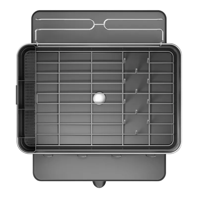 Stainless Steel Frame Dish Rack Large Gray - Image 3